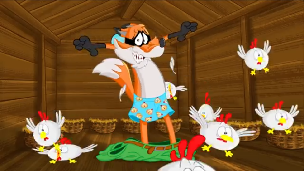 found this kids game called catch the fox, it features a cartoon of a fox attempting