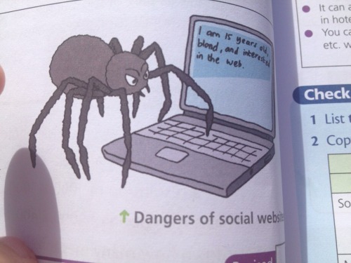 pale queen (◕‿◕✿)lifeofmai:  queenwrens:  damn those internet spiders  interested in the web  pale q