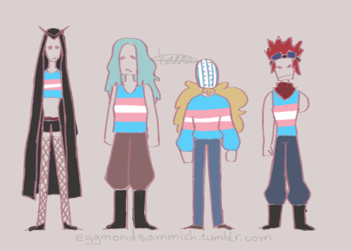 Kid Pirates say trans rights or die