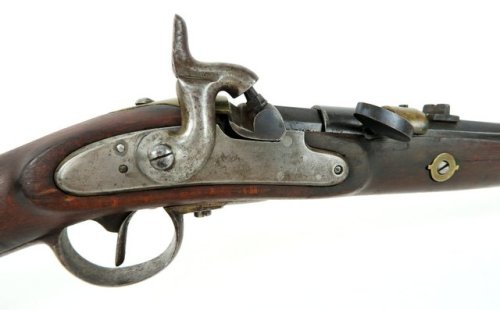 Austrian Model 1854 Lorenz carbine breechloading conversion.from Collectors Firearms