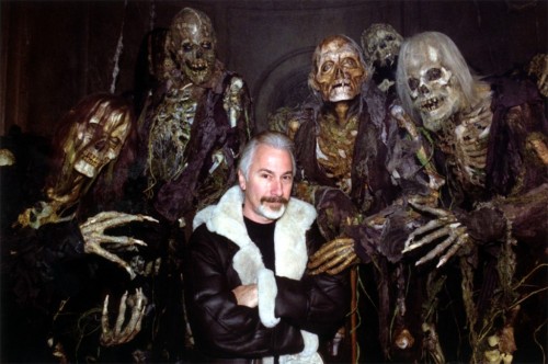 Your #MonsterSuitMonday welcoming committee with the legendary Rick Baker.