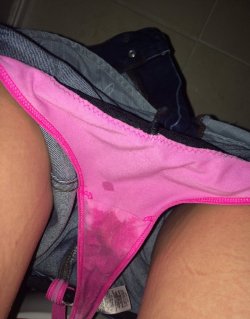 pantylovers1779:  creammygf:  When she sends you pictures like this 👀  Let me cream her pussy so you have more to eat