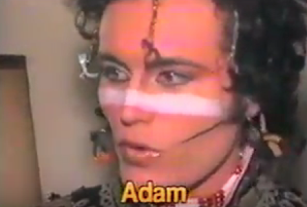 psychojello:Adam Ant in Toronto, 1981