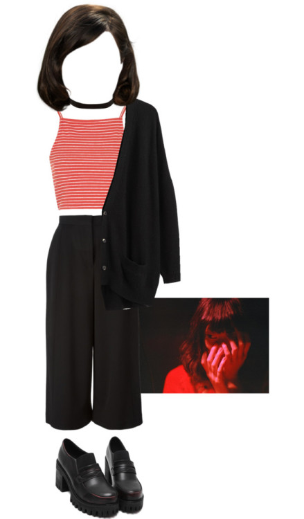 Untitled #1197 by adolescentdazecraze featuring red heel shoesOrganic by John Patrick loose fitting 