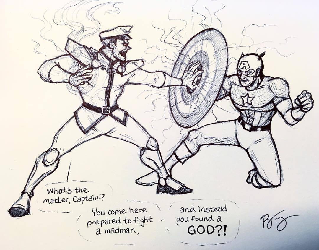 Marvel vs Capcom Taskmaster Drawing | Yumiko Fujiwara