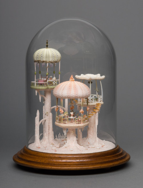 kirakiraclub:This piece of art made by Peter Gabel “Miniature Mermaid House” it’s the most beutiful 