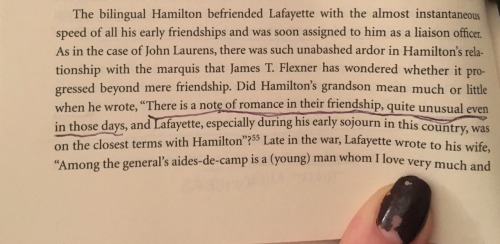 livingundertherain:elbridge-gerry:omfg you guys really were not kidding about Hamilton being bisexua