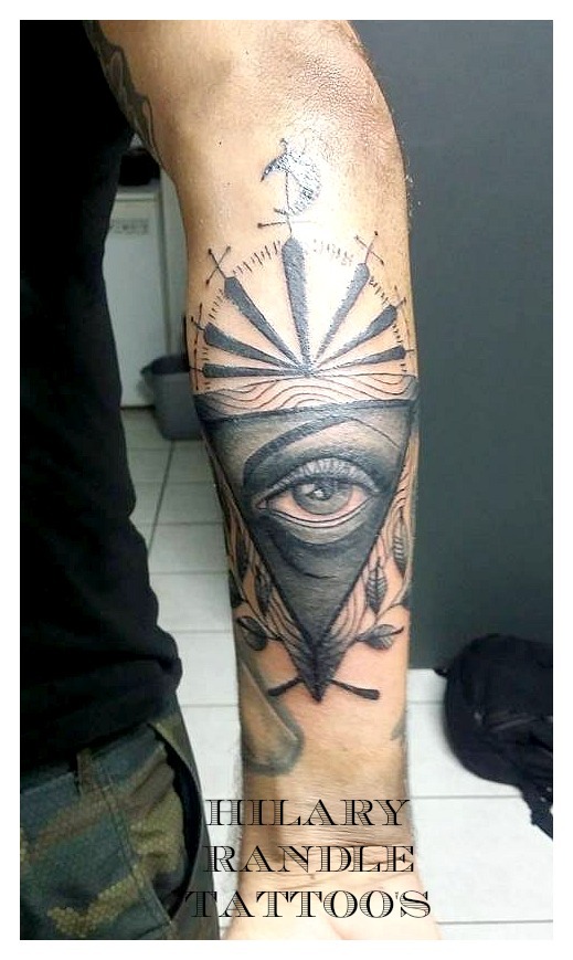 Third Eye Tattoo by Hilary Randle.