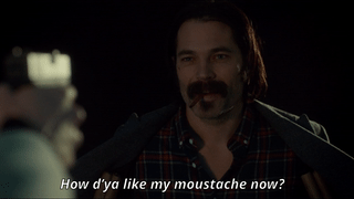 pokerchipsandhearts:@captainivyb requested: “I’d love the ‘how you like my mustache now?’ scene, if 