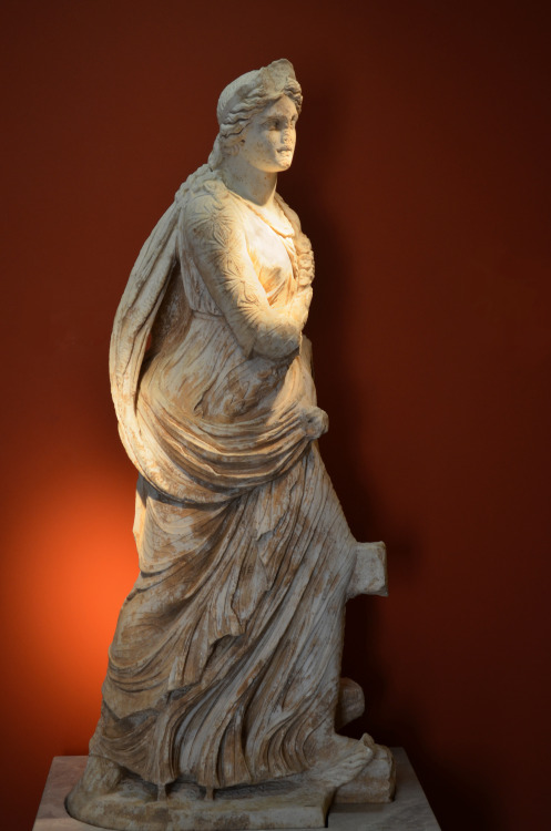 greek-museums:Archaeological Museum of Ancient Messene:Roman copy of a Hermes from a Classical origi