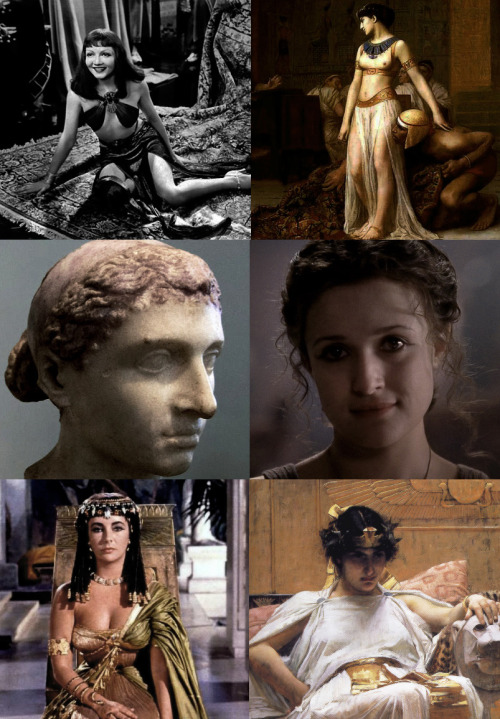 ancient-egypts-secrets: Cleopatra VII of Egypt  Fictional Portrayals vs Historical Images
