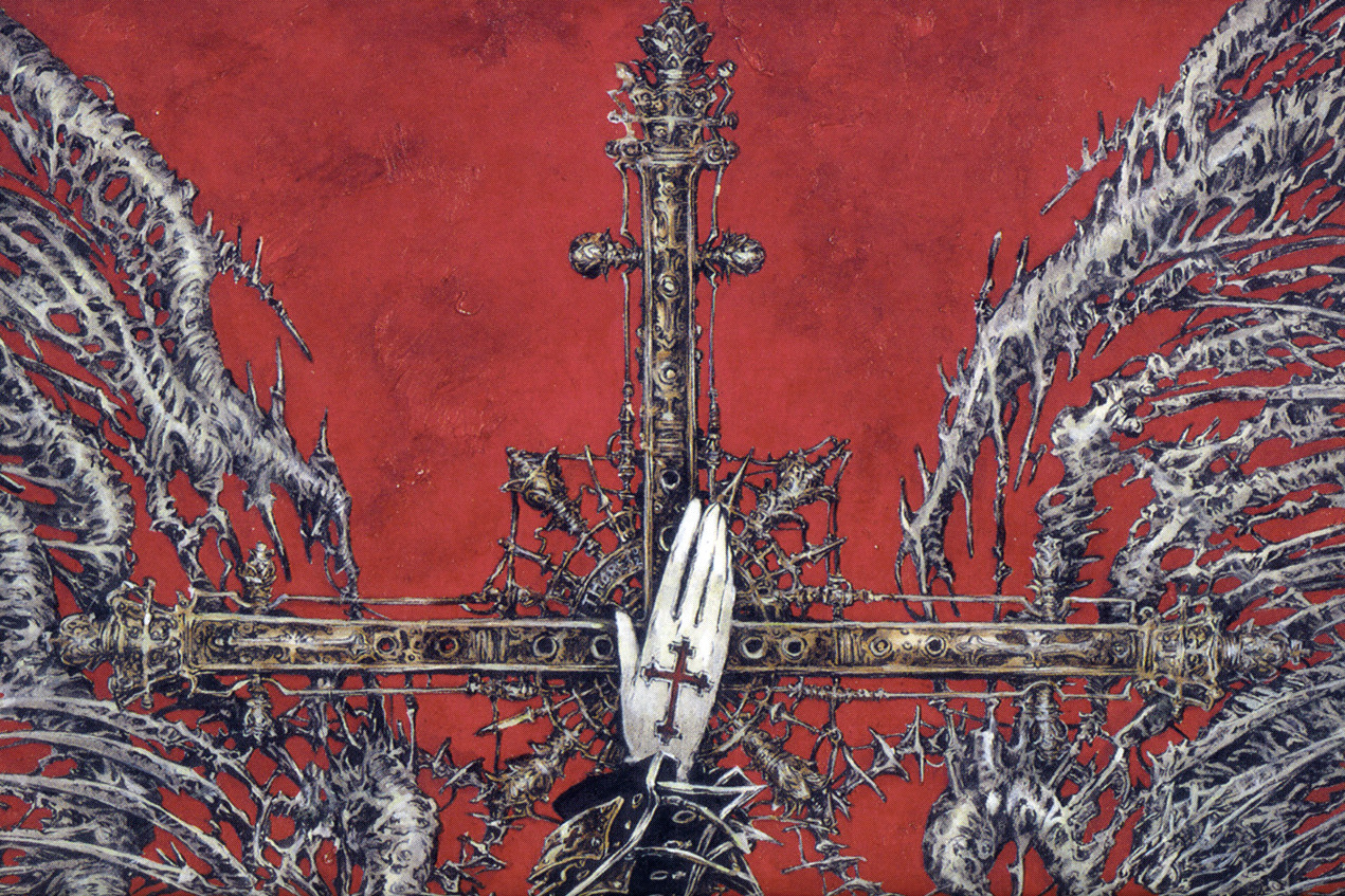 speciesbarocus:
“Fabrica Theologiae (Trinity Blood artbook) (2005).
> Illustrator: Thores Shibamoto.
”