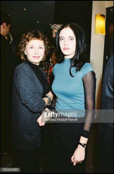 Marlene Jobert and Eva Green at the Paris Screening Le Libertin in 2000