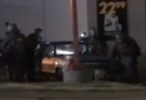 caliphorniaqueen:  trexbait:   quickweaves:  krxs10:  in case you missed it: a new video surfaced on the Internet this week showing SWAT team police officers setting fire to a car and the building next to it right after the announcement that Darren Wilson