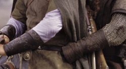 You-Comfort-Me:  The Fact That Gimli’s Thumbs Are Hooked In Legolas’ Belt Makes