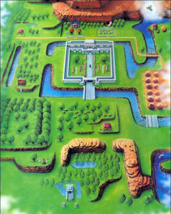 nintendocafe:  Hyrule map from The Legend of Zelda: A Link to the Past | Nintendo  