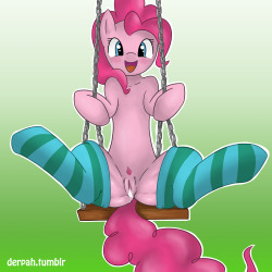 derpah:  I don’t always draw pinkie pie, but when I do… I clop with my own art and that’s AWESOME  