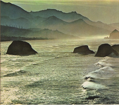 Ecola State Park on the Oregon coast.THE PACIFIC COAST | Ray Atkeson ©1971