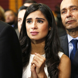 amyadams-archive:  Diane Guerrero from the drama series “Orange is the New Black” reacts as U.S. President Barack Obama speaks about immigration reform during a visit to Del Sol High School in Las Vegas, Nevada November 21, 2014  