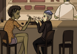 ellie-is:  Positive Punk Girl and her Positive Punk Girlfriend on a Positive Punk Date.