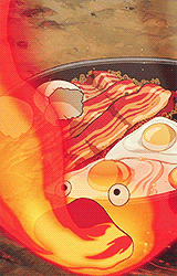 mochichou:    Calcifer eating ψ(｀∇´)ψ✩