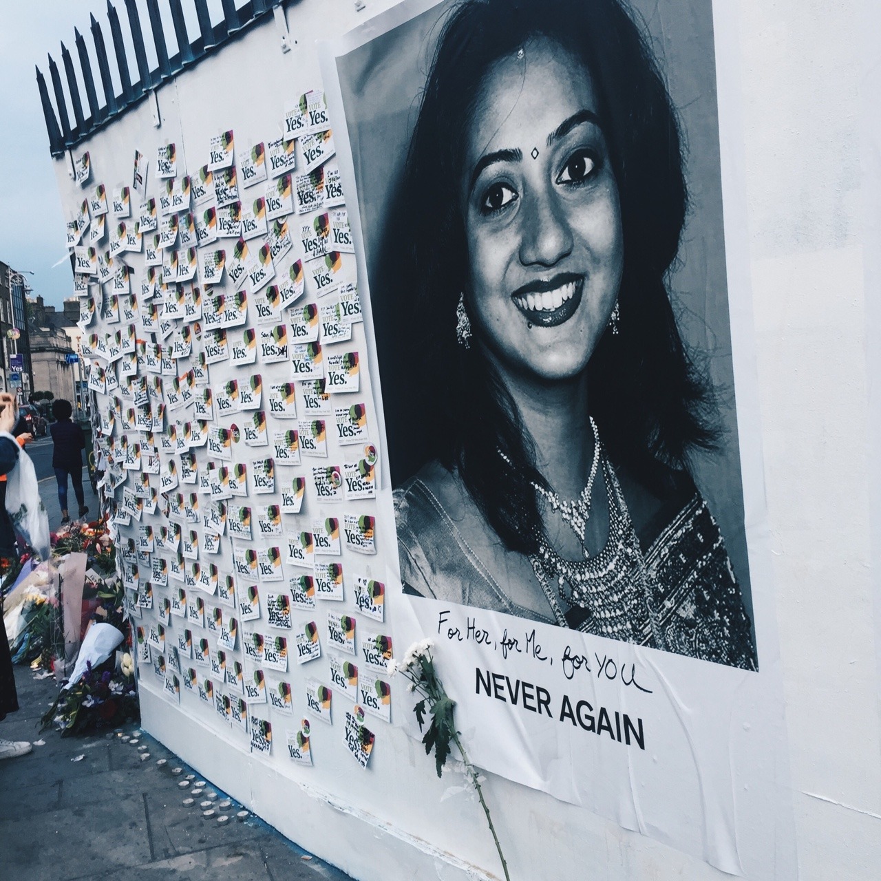 tiocfaidharlulz: The Savita Halapannavar Mural 26/05/18, Portobello, Dublin. The