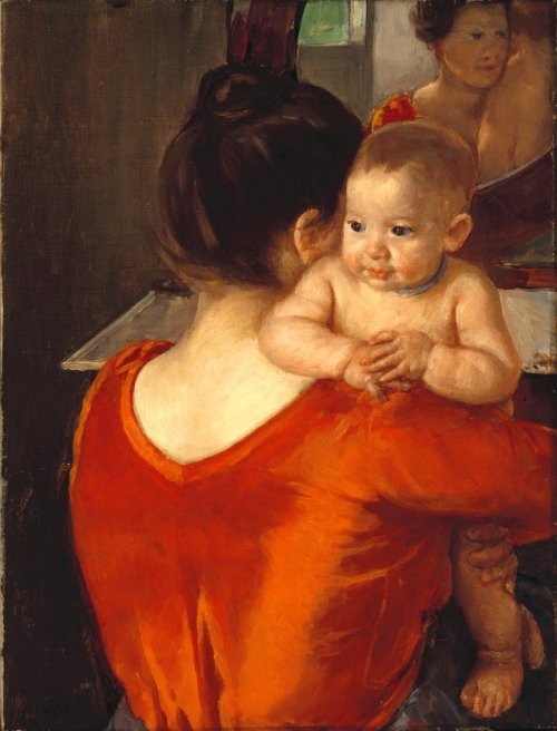 We salute mothers in their many roles with this striking work by Mary Cassatt, the only woman to exh