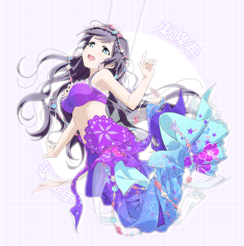 nozouh: ☆*:・ﾟ東條希・ﾟ ♡    → requested by @natchanhime  ♪