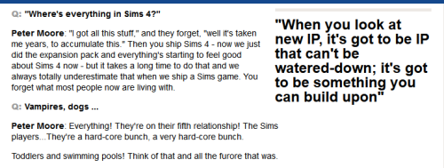 Simmer’s Expectations Unreasonable: Studios get the time they need Peter Moore, COO of Electro