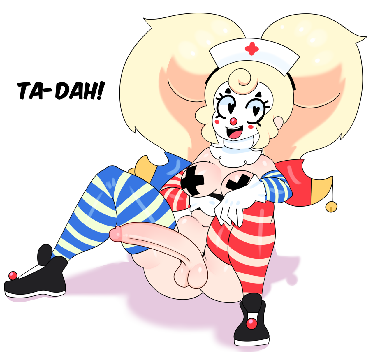 somescrub:Nursette the Clown’s “Balloon Sword” for Danny &lt;3 nommy~