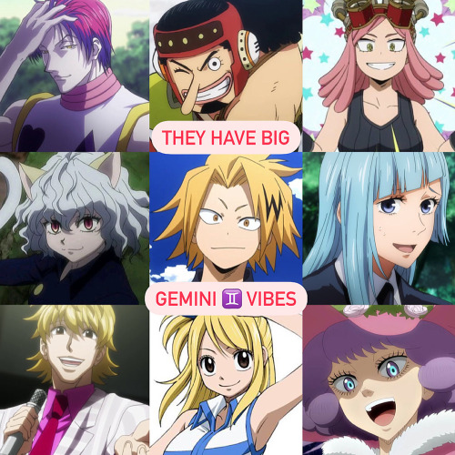 Top 10 Best Gemini Anime Characters Male  Female  Campione Anime