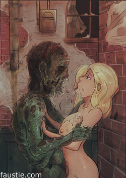 filthyslutgirl:  mmm love this zombie