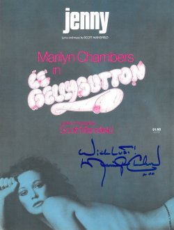 Sheet music for the Off-Broadway show Le Bellybutton, 1976. Read