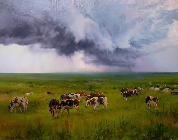 picturesque-russia:  Вячеслав Палачев. Ранним утром. /