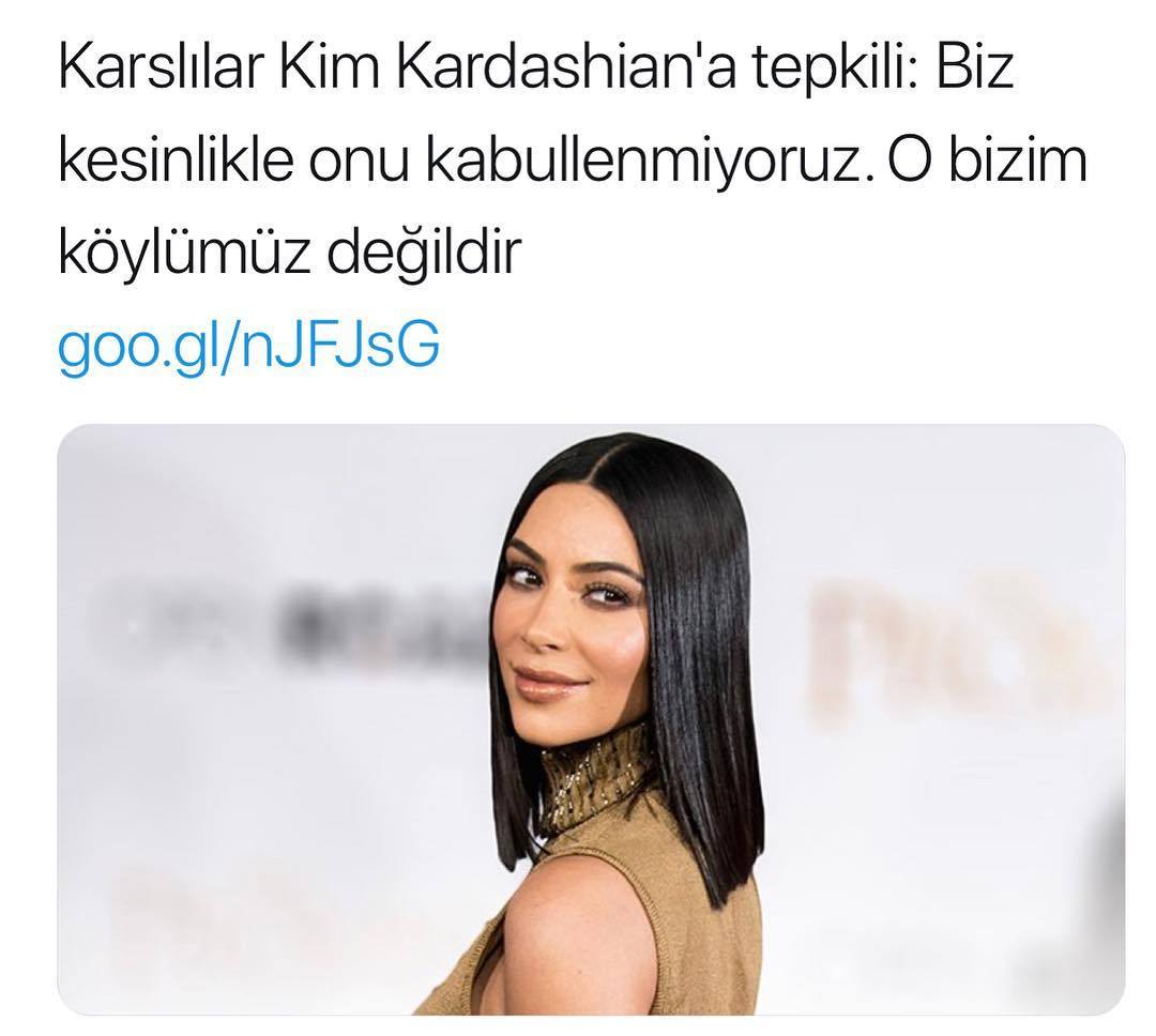 Karslılar Kim Kardashian'a...