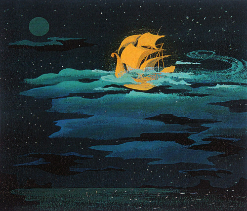 Peter Pan concept art by Mary Blair