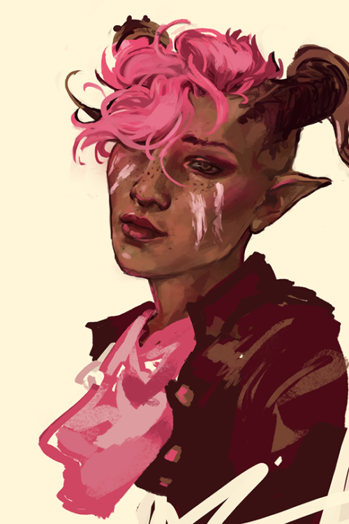 wifihunters:when all u accomplish in a day is a magical girl qunari (ノ°Д°）ノ ┻━┻ 