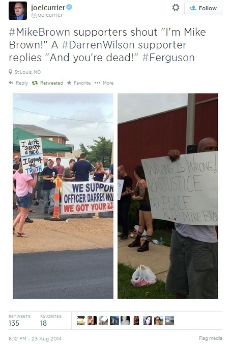 princesswhatevr:  iwriteaboutfeminism:  Darren Wilson supporters are the literal