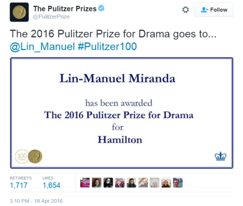 thefederalistfreestyle:PULITZER COMMITTEE THINKS YOU’RE SOMETHIN’ – CONGRATULATION