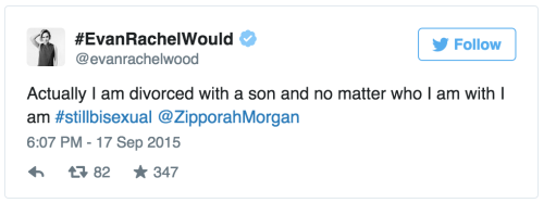 gaywrites:   ICYMI: Evan Rachel Wood reemerged as a bisexual superhero this week in a series of twee