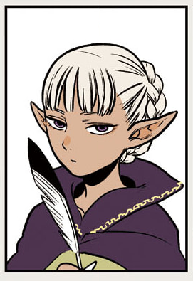 Fav Detail About Elves I Didn't Fully Register Until I Saw That One Summer Colour Page - Elves Look Rosy