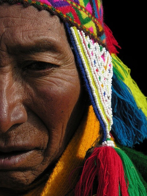 bojrk:Near Ausangate mount, native Quechua man portrait. Perú