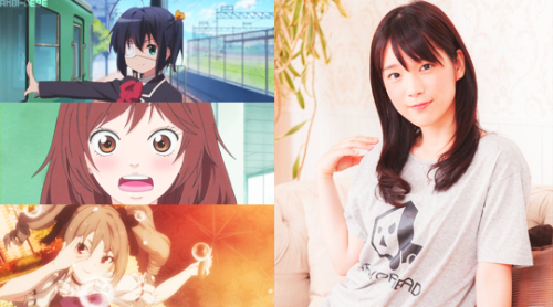 ambi-dere:  getting to know me meme [2/?] ↳ favorite female seiyuu  Hanazawa KanaAmamiya SoraTomatsu HarukaUchida MaayaTouyama NaoKayano AiYui HorieHayami SaoriTaketatsu AyanaInoue Marina 