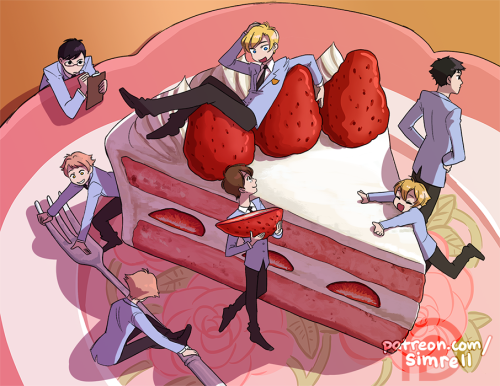 i ! want ! more! ouran! anime!✨ support my art on patreon ✨