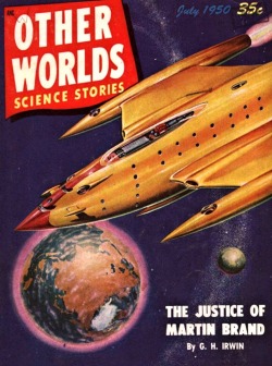 sciencefictiongallery:  Malcolm Smith - Other Worlds - The justice of Martin Brand, 1950.