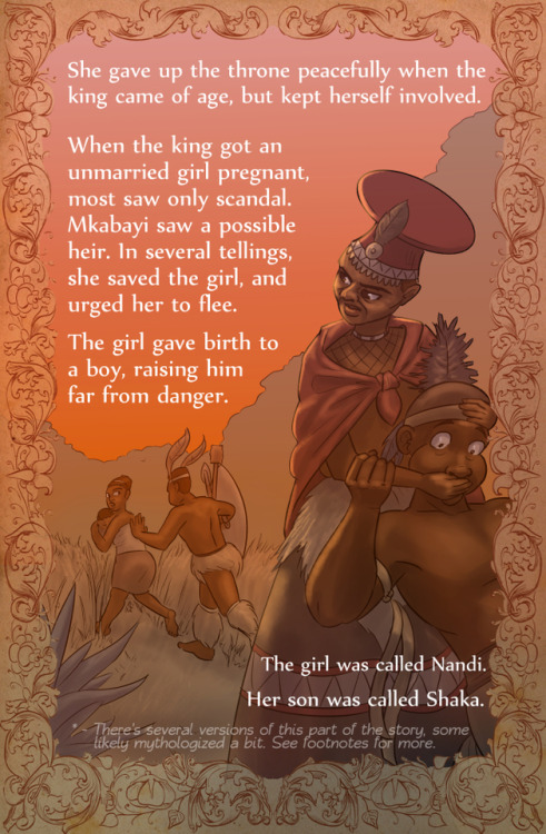 rejectedprincesses:   Mkabayi kaJama (c.1750-c.1843): Power Behind the Zulu Throne Full entry here. Patreon here. Books here. Art notes and Mkabayi’s full praise poem behind the cut. Keep reading 