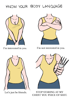 mierdasvarias:  Guía para aprender a interpretar el lenguaje corporal en una cita, de SMBC.