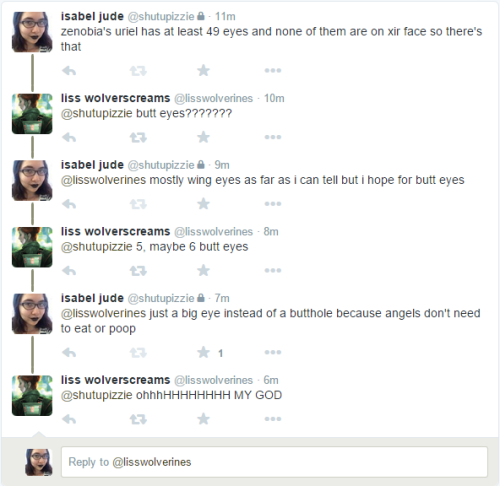 tbh if you’re not following me on twitter ur missing some quality conversations