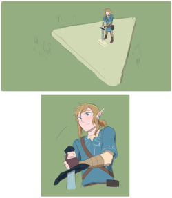 arrhythmiacomic: the part with the master sword in botw is a nice marriage of story and game mechanics and everything but I have a very specific interpretation of the scene