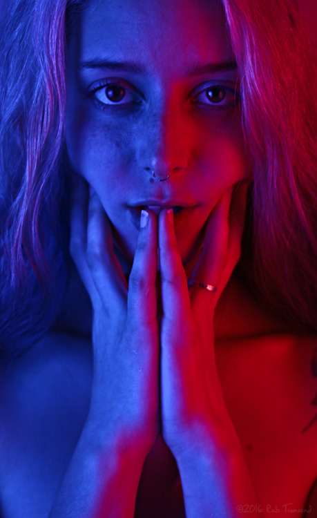 red and blue